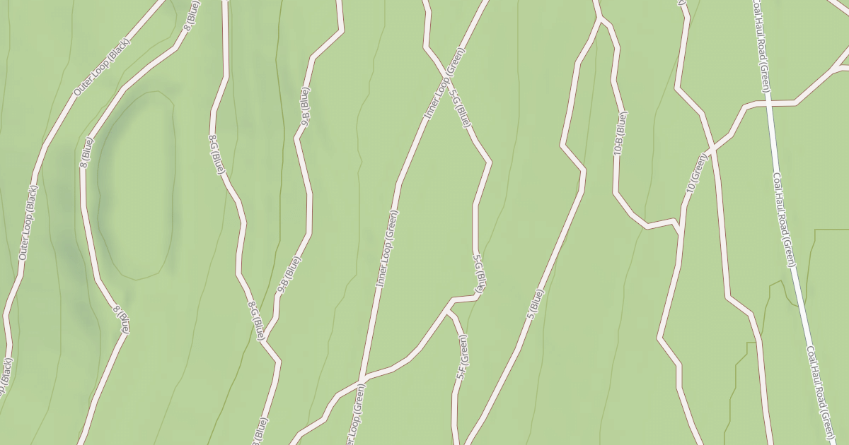 Map preview of Rock Run ATV Trails