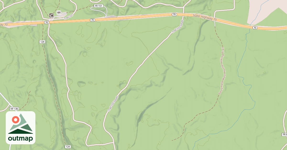 Map of Flambeau Atv 103 South