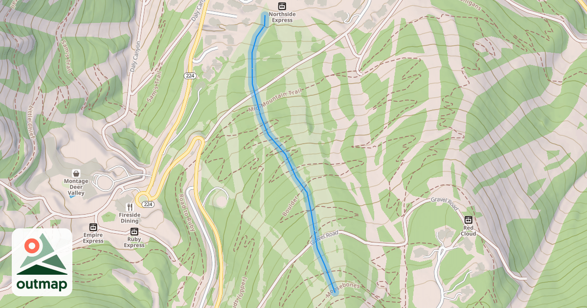Map of Lucky Star