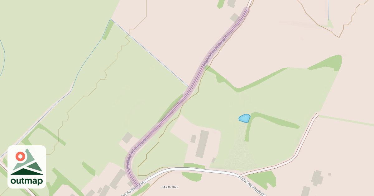 Map of Impasse de la Recule