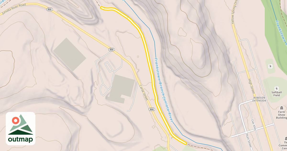 Map of Lower Trail