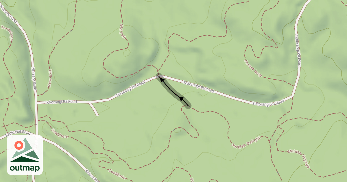 Map of Turkish Delight Early Exit to Old Exit