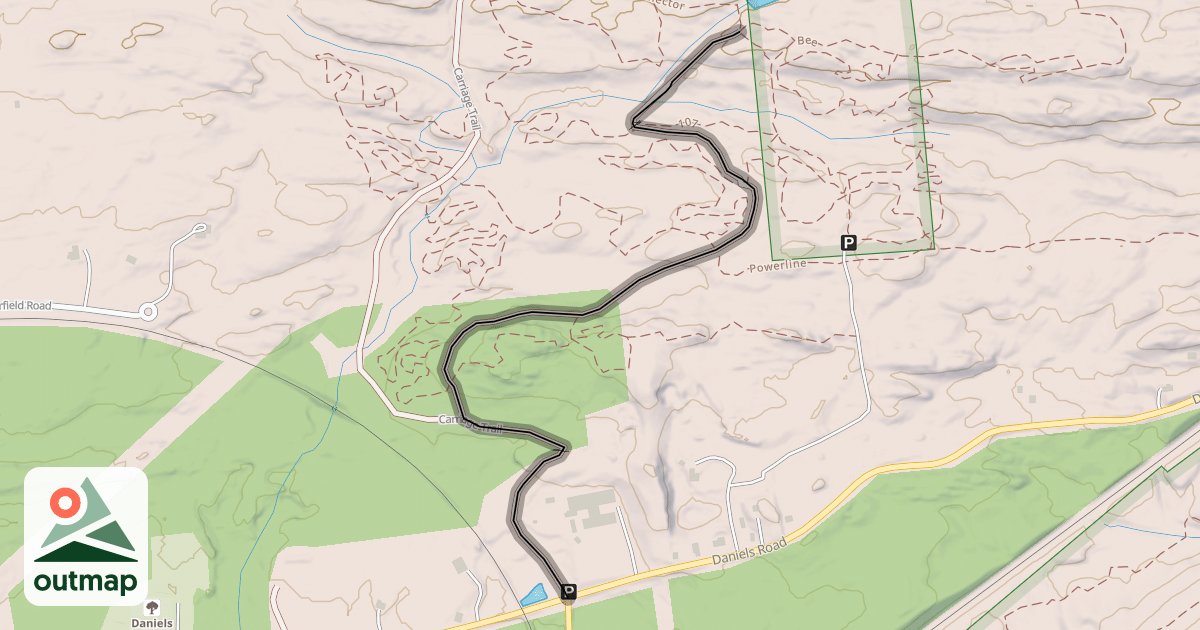 Map of Carriage Trail