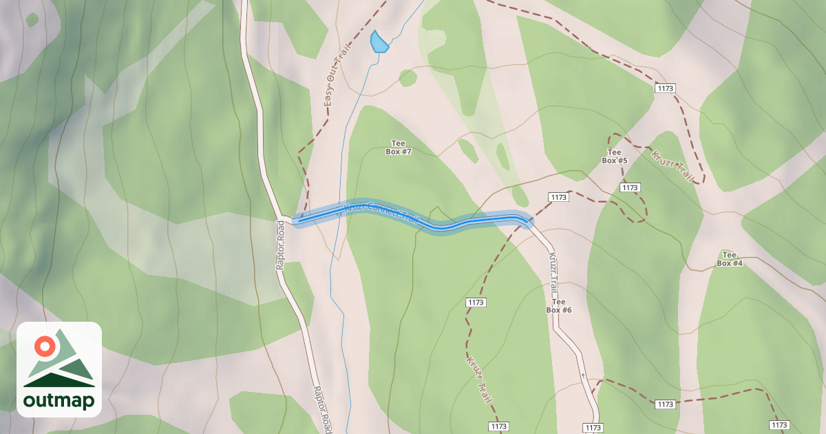 Map of Kruzr Connect Trail