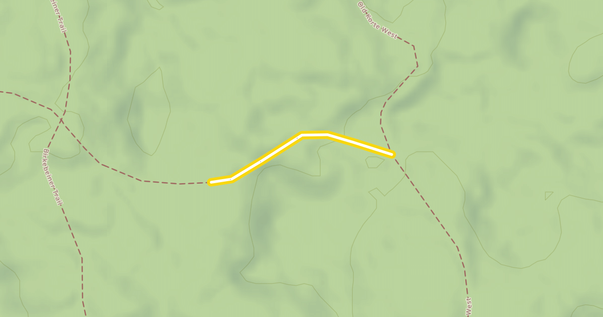 Map preview of North End Ski Trail