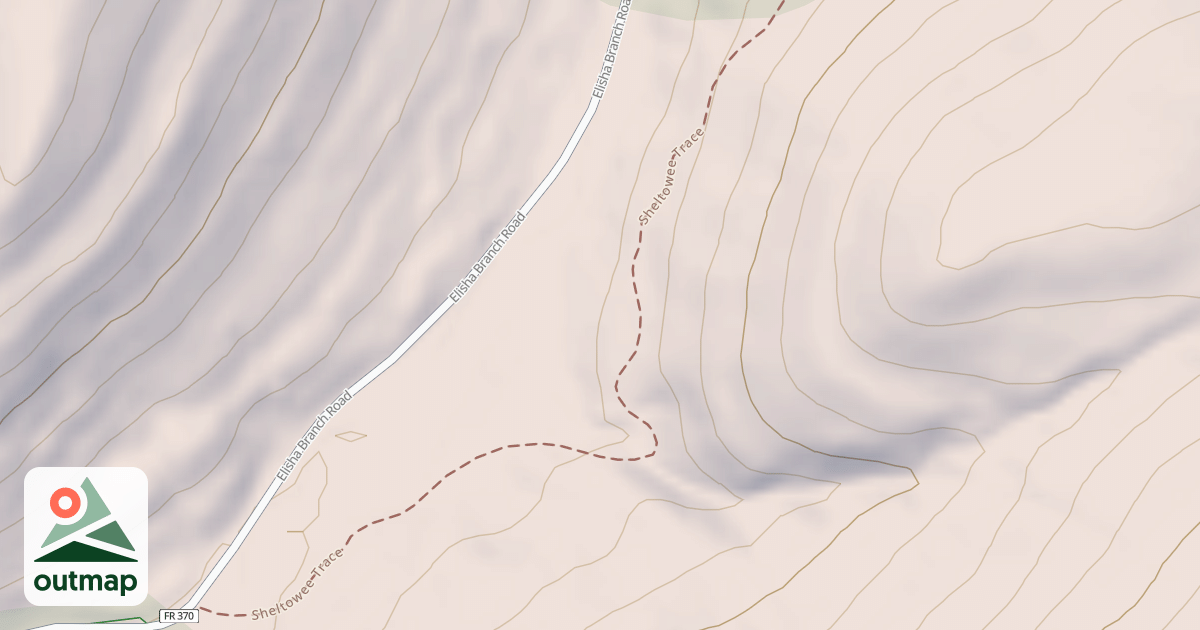 Map of Sheltowee Trace