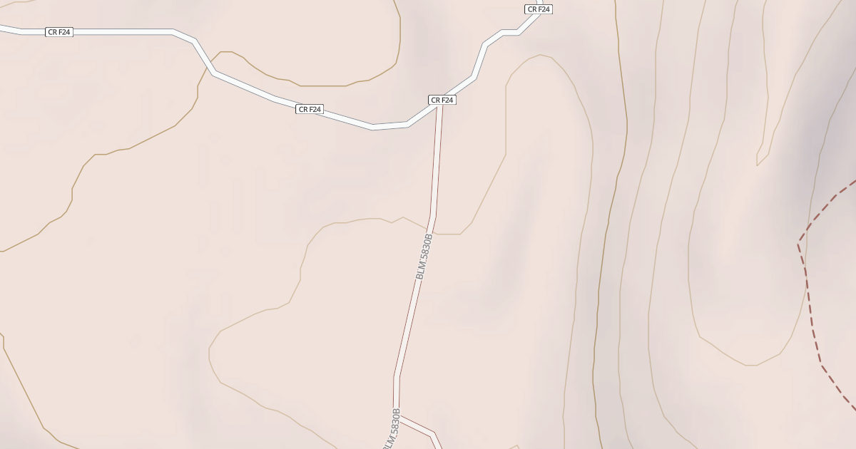 Map preview of BLM National GTLF Public Motorized Roads 58977c09-3019-430e-8e86-0c532f4a4c0e