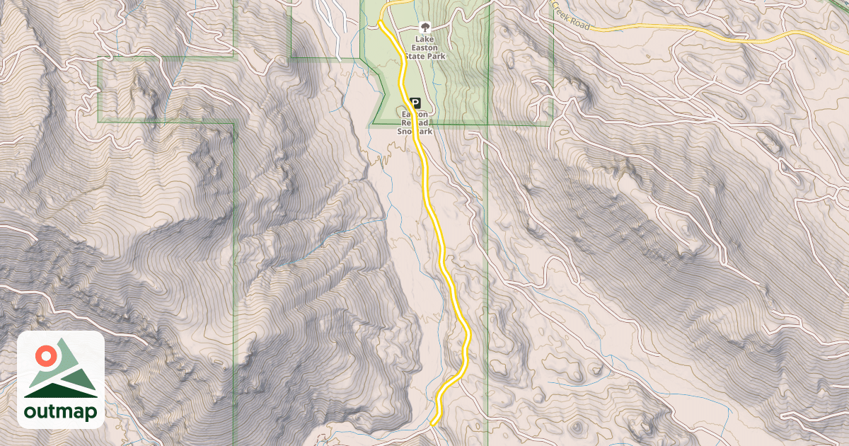 Map of National Forest Development Road 41
