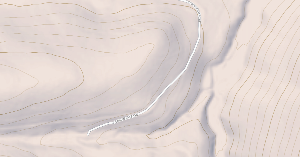 Map preview of COTTONWOOD GULCH SPUR B1