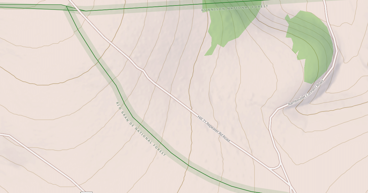 Map preview of HILL 71 REPEATER RD