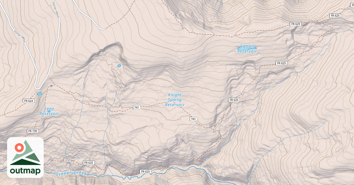 Map of STONER CREEK