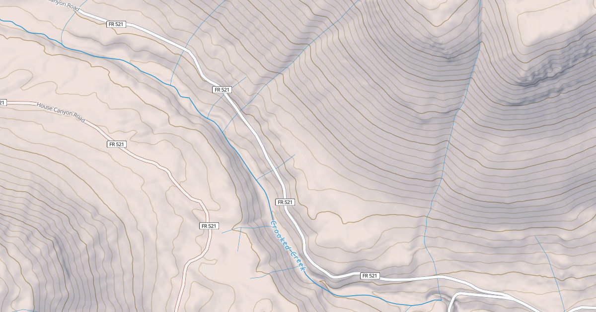 Map preview of HOUSE CANYON
