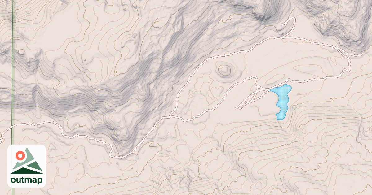 Map of IRISH CANYON