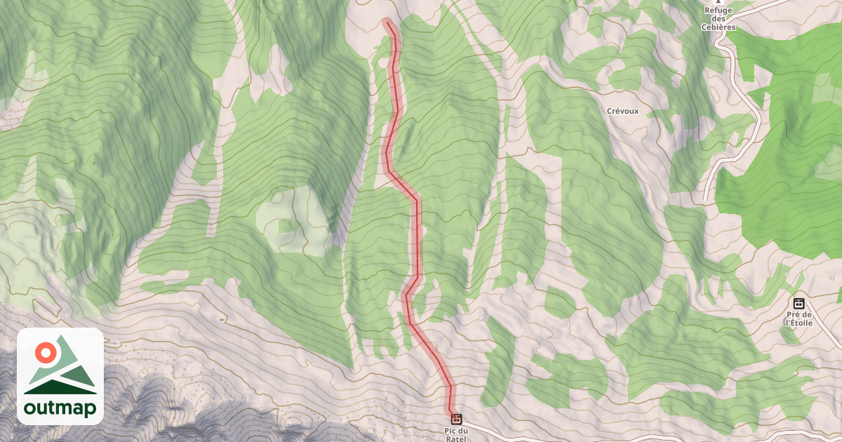 Map of Bousquatiers