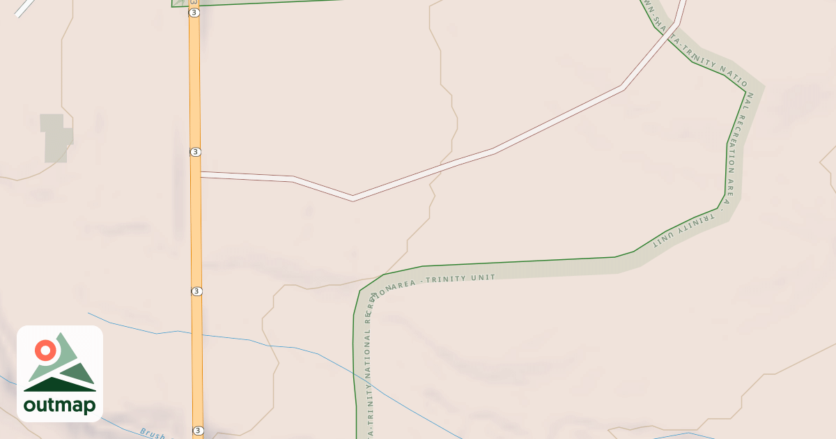 Map of CEMETERY FLAT
