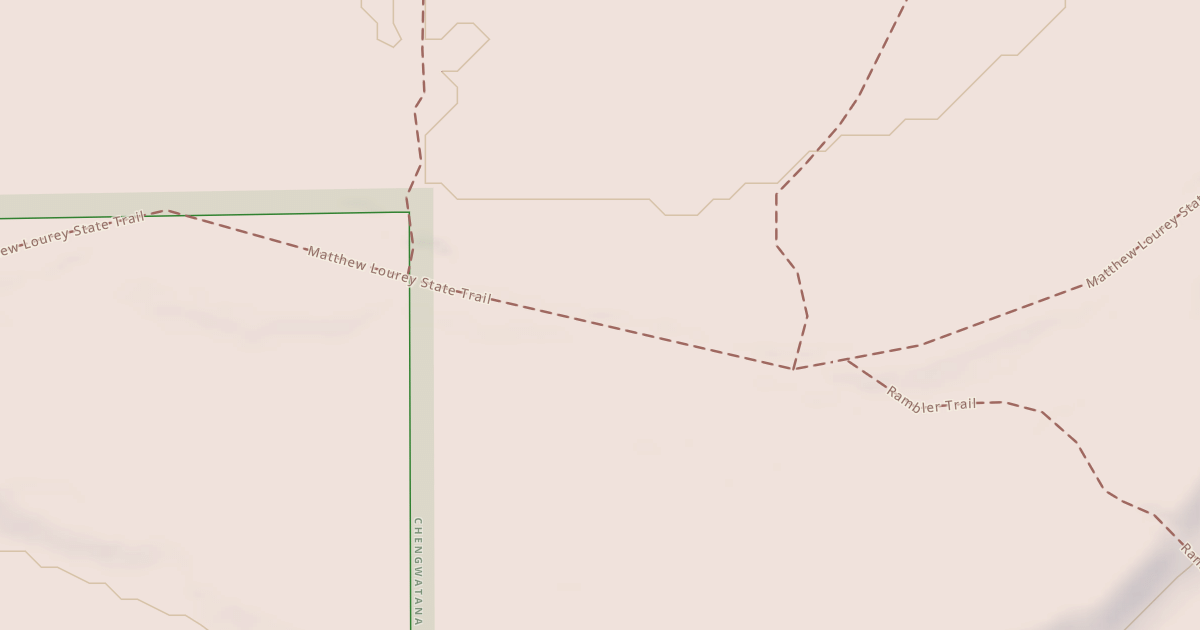 Map preview of Matthew Lourey State Trail