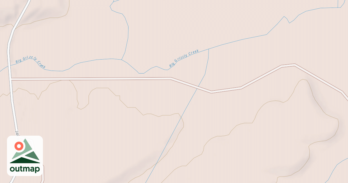 Map of BIG GRIZZLY CR.