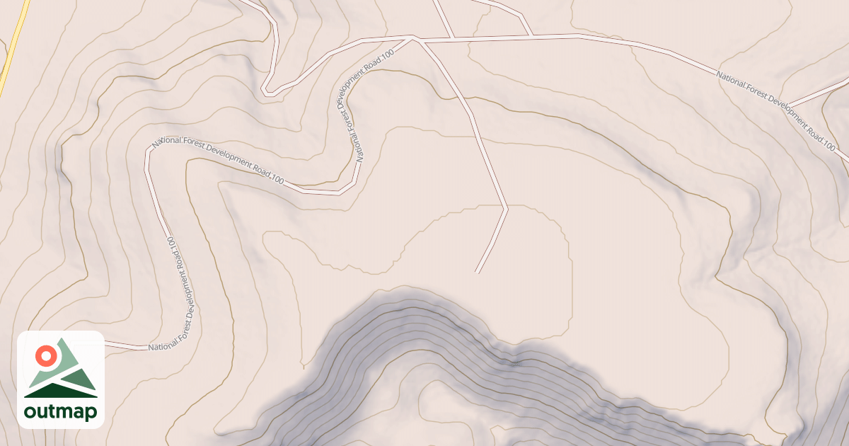 Map of USFS National Forest System Roads {56F78062-13F4-43FD-A634-9C4ABED6D9E4}