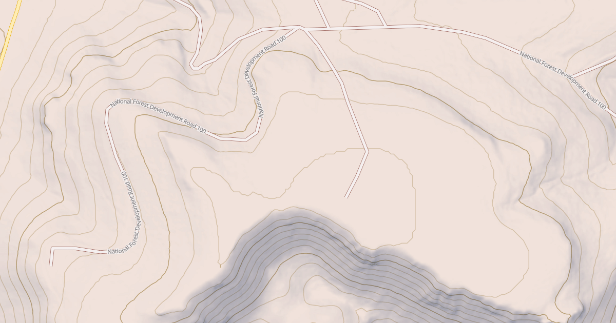 Map preview of USFS National Forest System Roads {56F78062-13F4-43FD-A634-9C4ABED6D9E4}