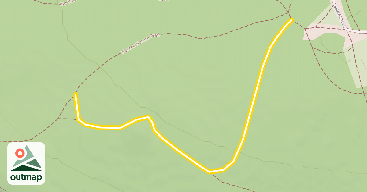 Map of Viereck Nature Trail