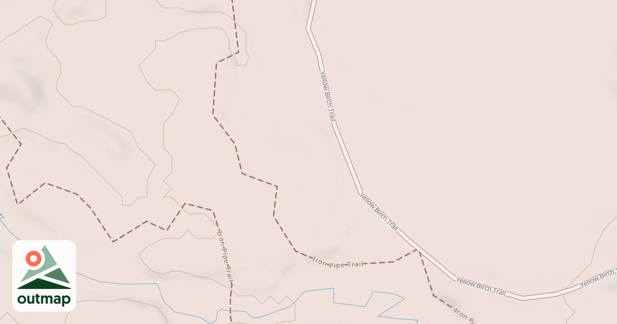 Map of Straight Arrows Trail