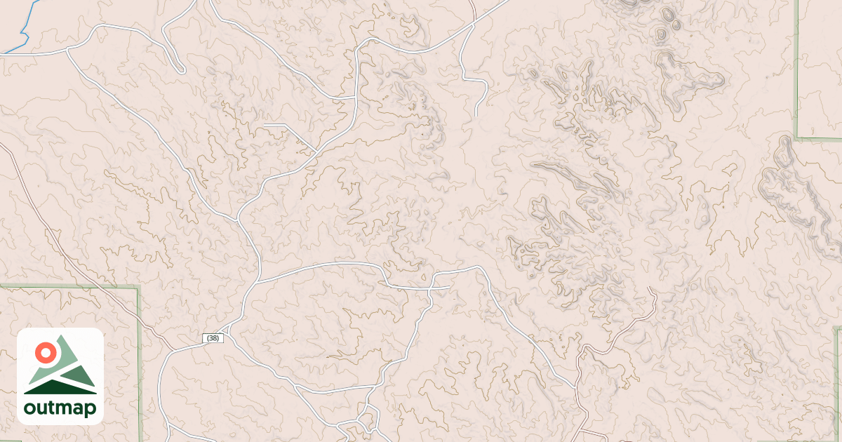 Map of USFS Motor Vehicle Use Map Trails 24796