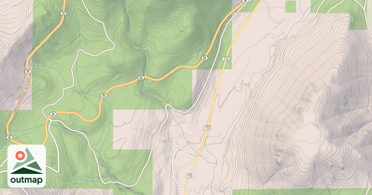 Map of LIT ROUND VALLEY LOOP