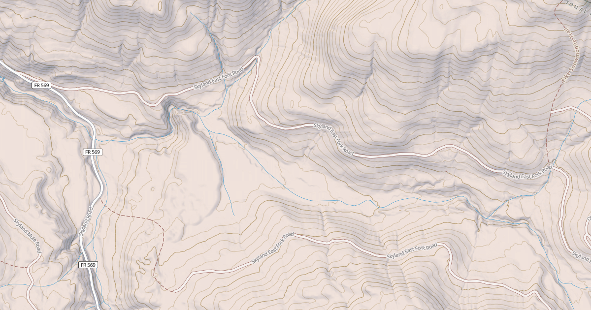 Map preview of EAST FORK SKYLAND