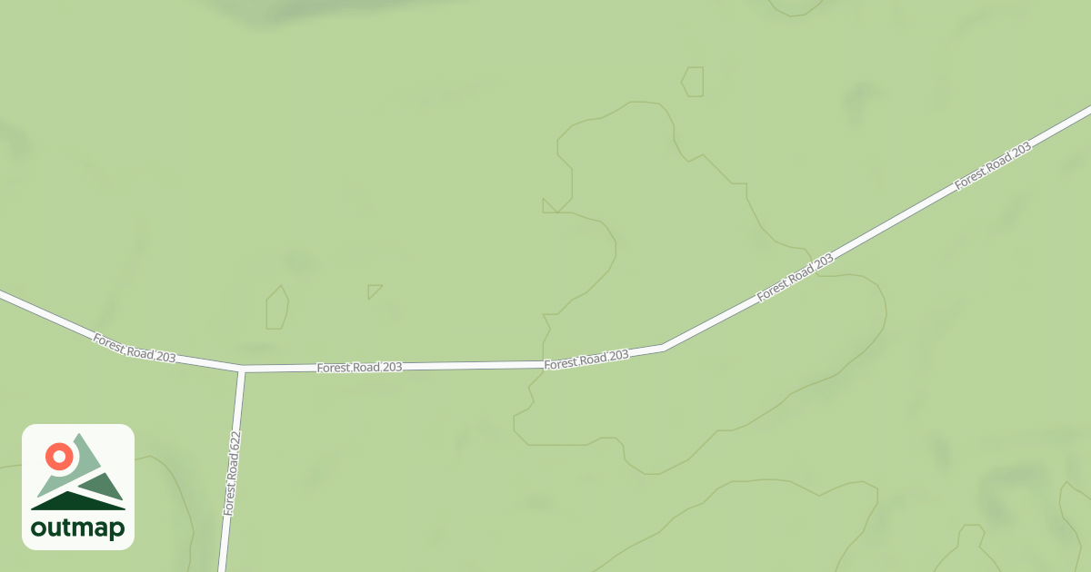 Map of FR 203B