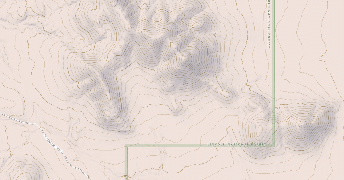 Map preview of USFS National Forest System Roads {68882C5E-EF88-4019-AA55-72DAF354A834}