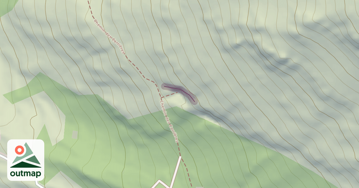 Map of Climbing Crag