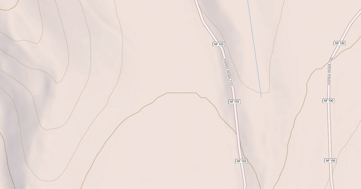 Map preview of USFS National Forest System Roads {2465A618-9B62-4D6E-BCFE-ADA5CE59D5BE}