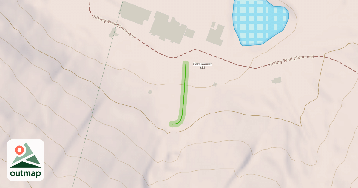 Map of Snow Sports Learning Area