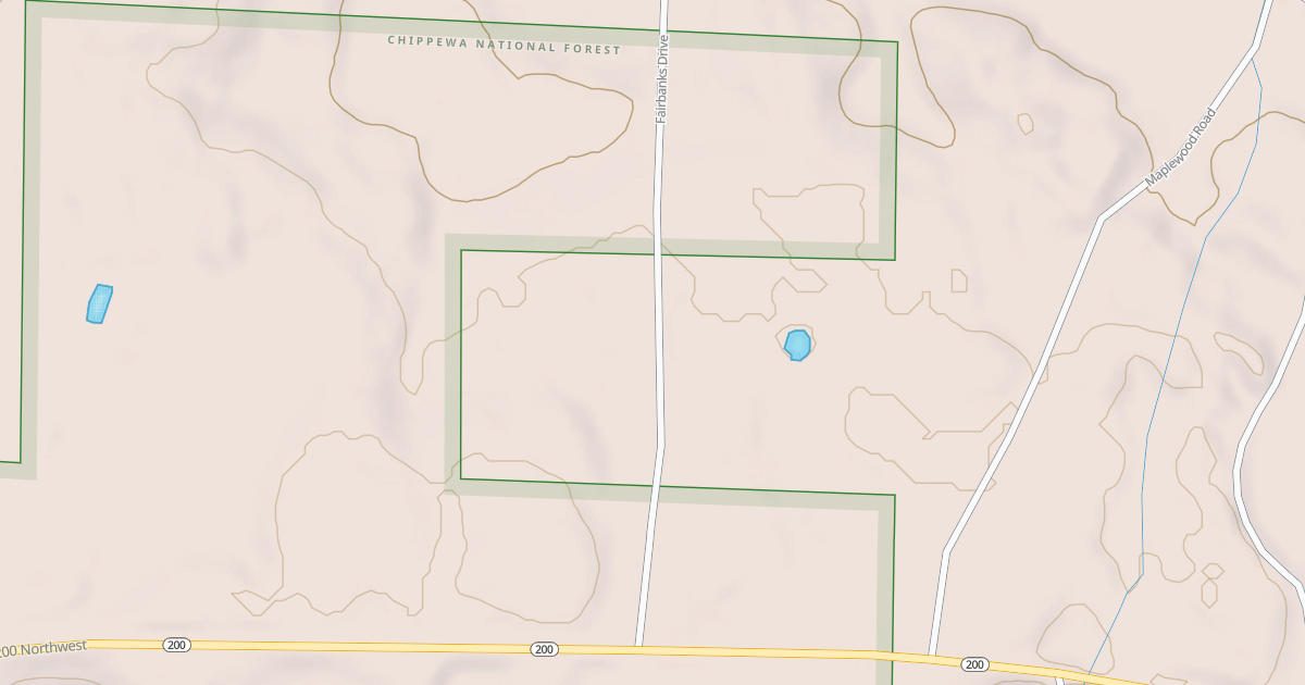 Map preview of FAIRBANKS DRIVE NORTHWEST