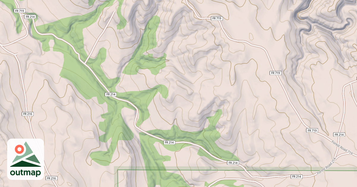 Map of USFS Motor Vehicle Use Map Trails 483073010602