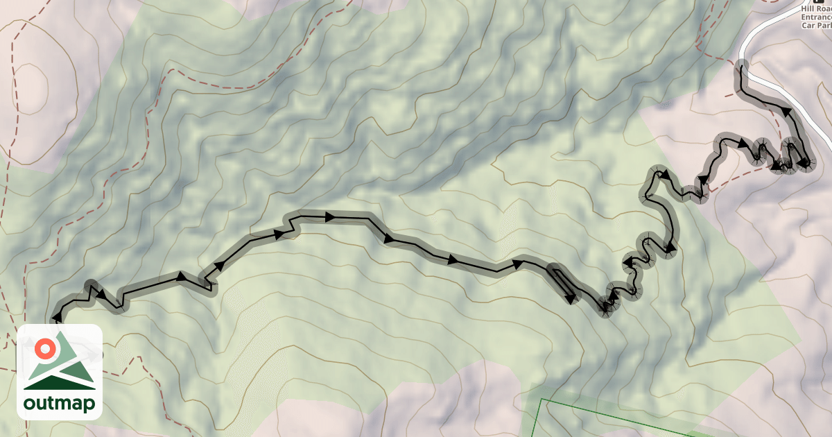 Map of Bull Run