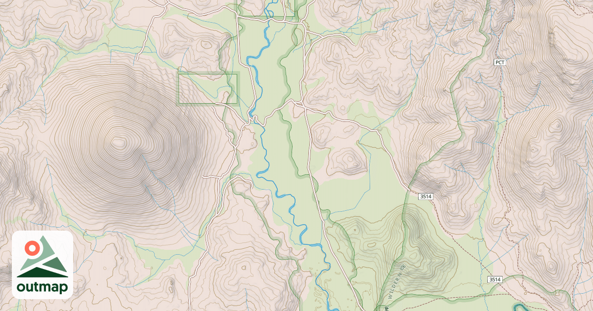 Map of BECK MEADOWS / DEER ISLAND RD