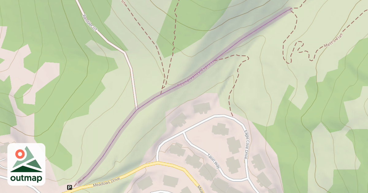 Map of Round Valley Express