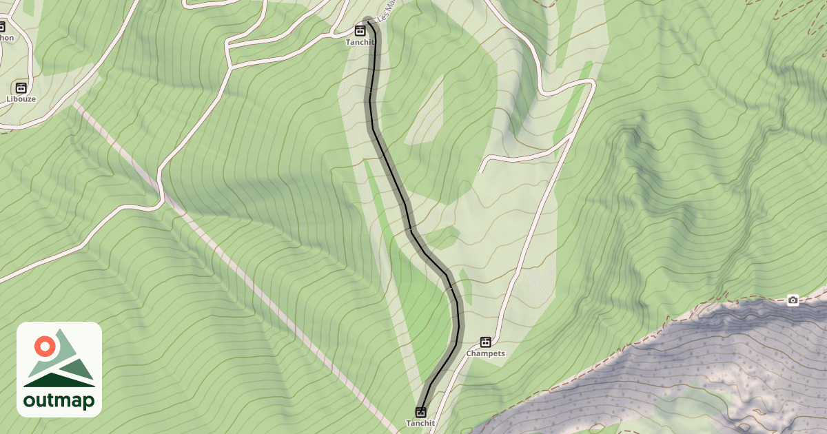 Map of Noire de Tanchit
