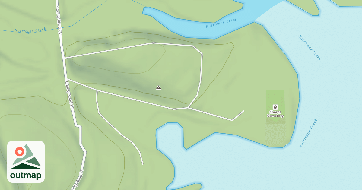 Map of SHORES LAKE BEACH AREA