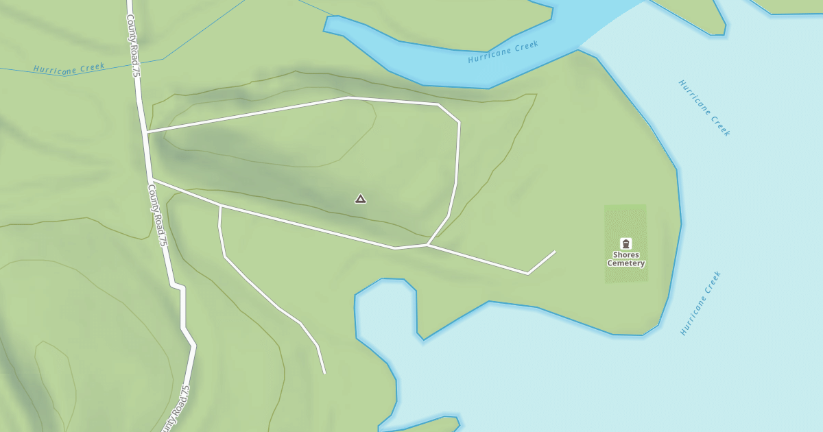 Map preview of SHORES LAKE BEACH AREA
