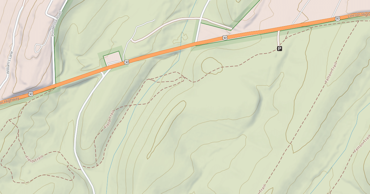 Map preview of Shawnee State Park Trails