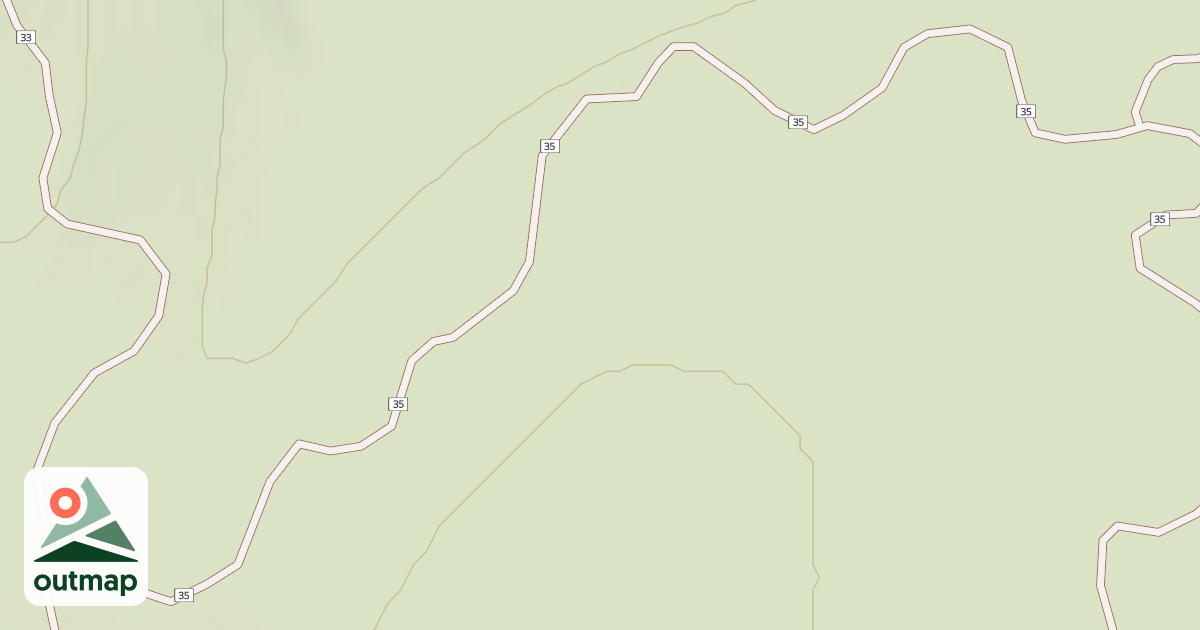 Map of Cline Buttes Tr 35