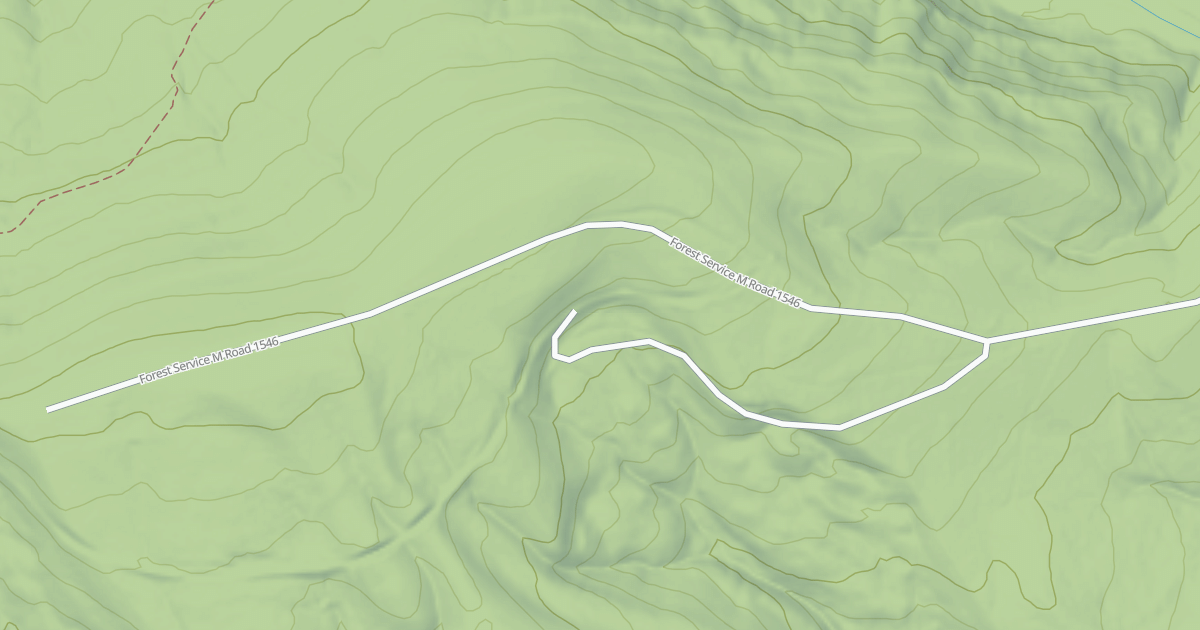 Map preview of USFS Motor Vehicle Use Map Roads {37E592B8-B630-45A6-B648-DBF31B186E90}