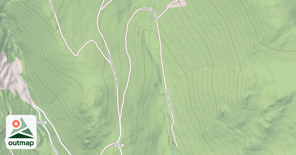 Map of MILLER CREEK