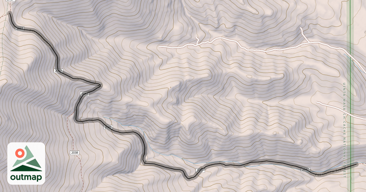 Map of Pot Hollow Trail