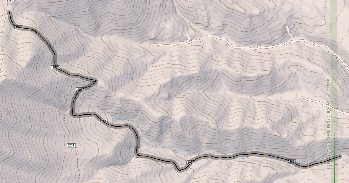 Map preview of Pot Hollow Trail