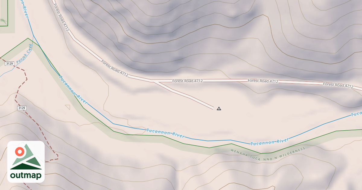 Map of DEAD HORSE CAMP
