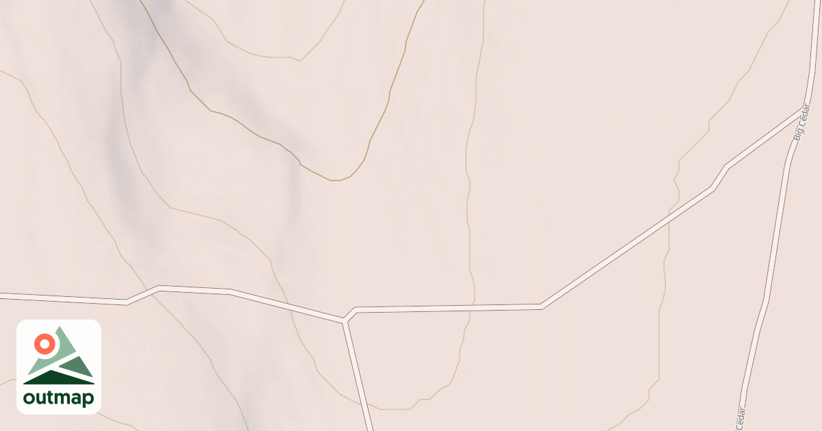 Map of HORSE HOLLOW CUTOFF