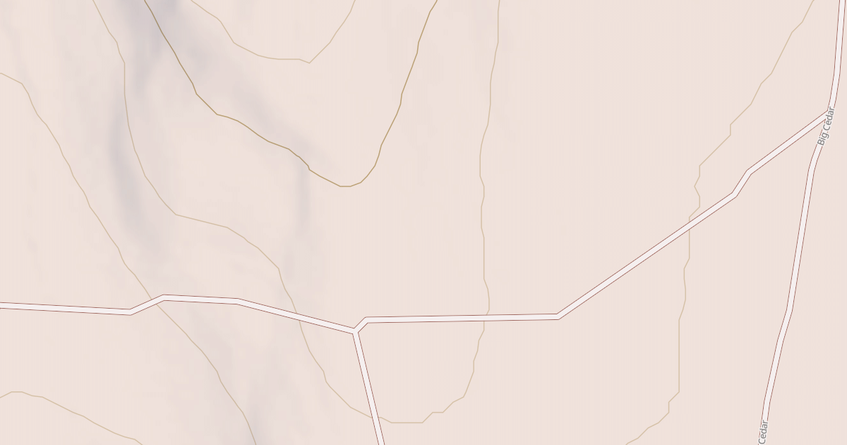 Map preview of HORSE HOLLOW CUTOFF